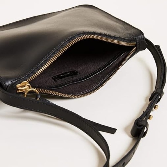 MADEWELL The Simle crossbody black leather bag quiet luxury basic minimalist - Picture 5 of 11